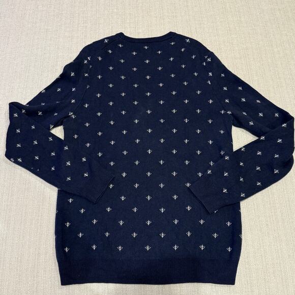 Farah Mens Printed Crew Neck Jumper Sweater - Picture 5 of 5